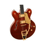 Gretsch Broadkaster LX Figured Center Block Electric Guitar (Bourbon Stain)
