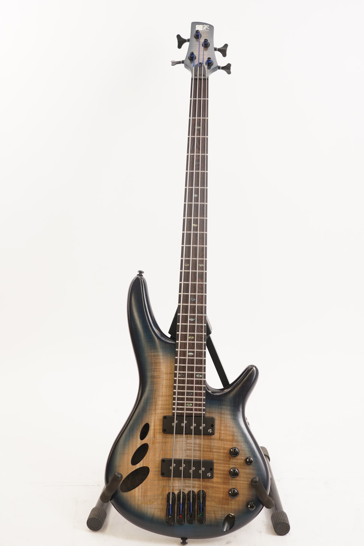 Ibanez SR Bass Workshop 4str Electric Bass - Cosmic Blue Starburst Low Gloss (Used)