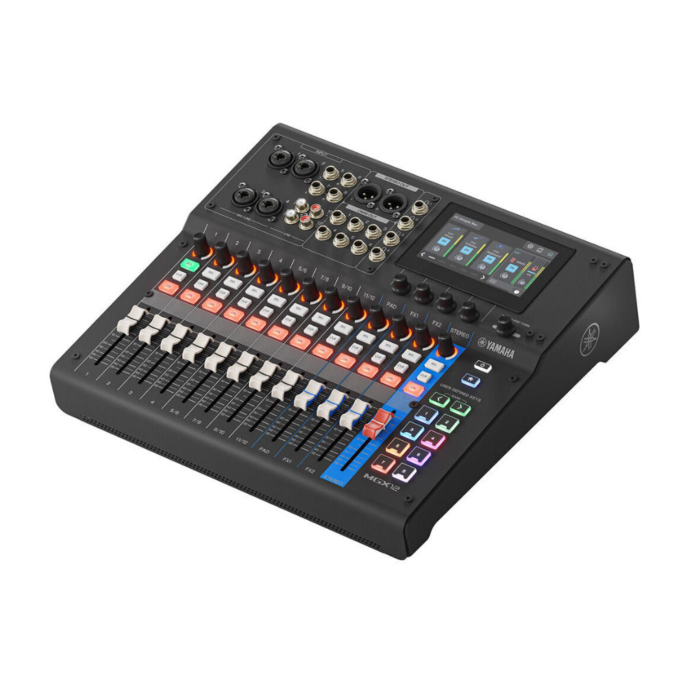 Yamaha MGX12 18ch Digital Mixing Console Dual USB-C Audio Interface (Black)