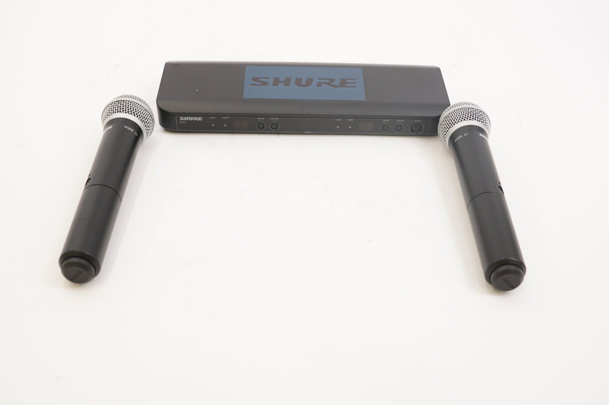 Shure BLX288/PG58 Wireless Vocal System with PG58 Handheld Transmitters, J11 Frequency Band (Used)