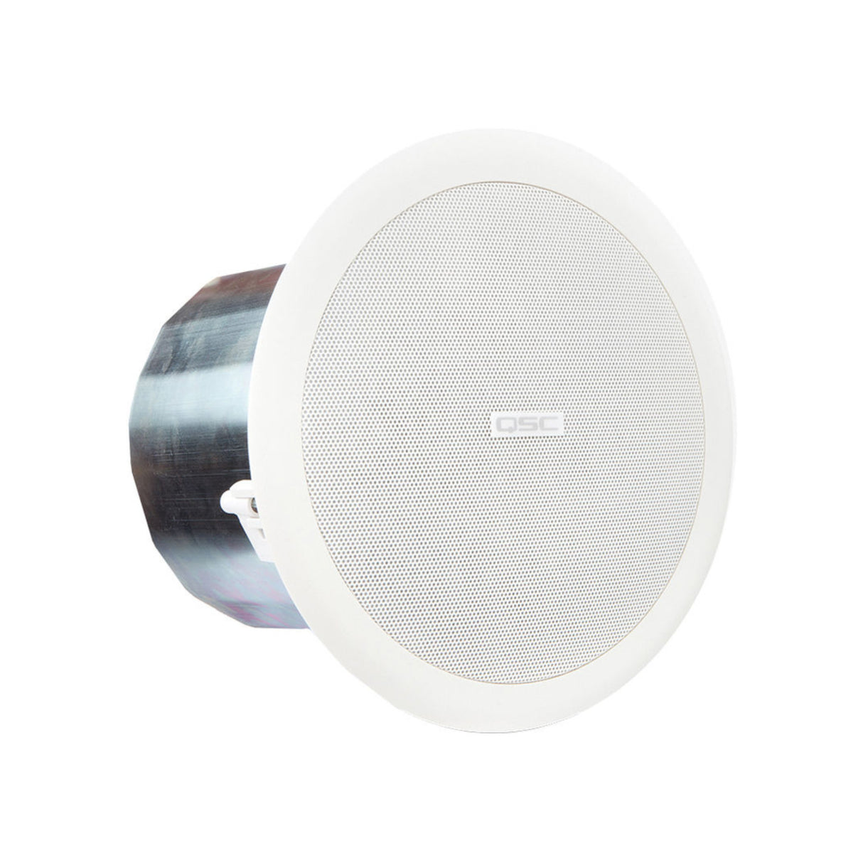 QSC AC-C6T AcousticCoverage Series 2-Way 30W Ceiling Loudspeaker (Pair, White)