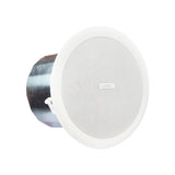 QSC AC-C6T AcousticCoverage Series 2-Way 30W Ceiling Loudspeaker (Pair, White)