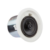 QSC AC-C6T AcousticCoverage Series 2-Way 30W Ceiling Loudspeaker (Pair, White)