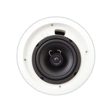 QSC AC-C6T AcousticCoverage Series 2-Way 30W Ceiling Loudspeaker (Pair, White)