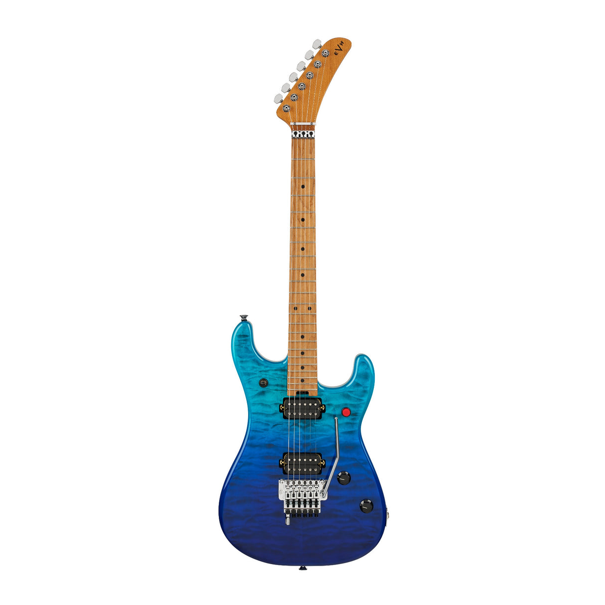 EVH 5150 Series Deluxe QM 6-String Baked Maple Electric Guitar (Pacific Drift)