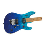 EVH 5150 Series Deluxe QM 6-String Baked Maple Electric Guitar (Pacific Drift)