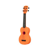 Kala Brand Music Co Waterman Recycled Matte Sunset Orange Soprano Ukulele