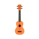 Kala Brand Music Co Waterman Recycled Matte Sunset Orange Soprano Ukulele