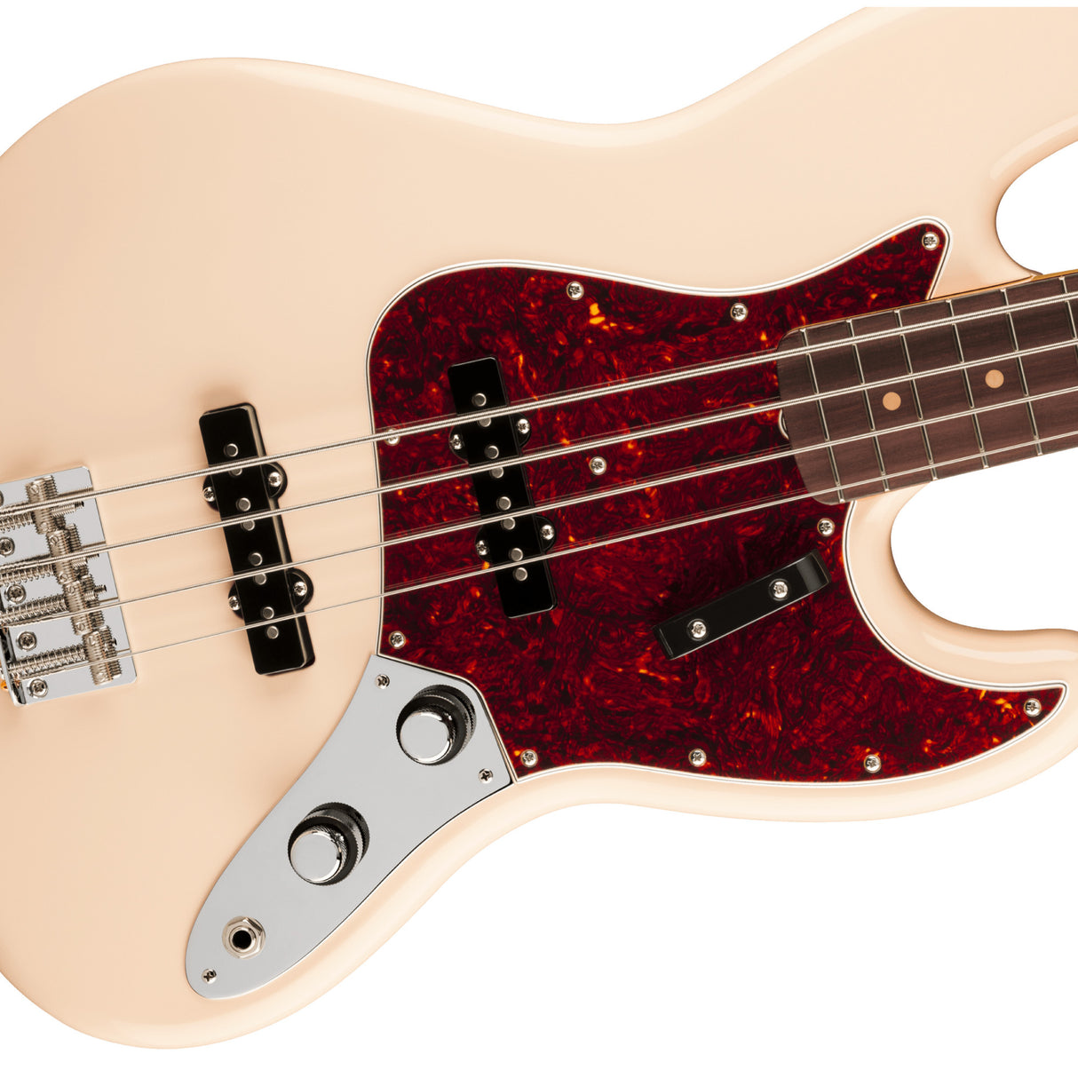 Fender Vintera III Early '60s Jazz Bass with C-shaped Maple Neck (Olympic White)