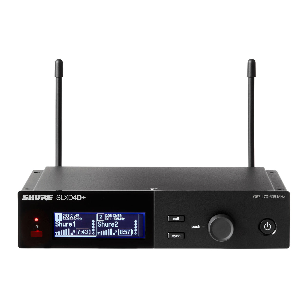 Shure SLXD24D+/58 Dual-Channel Wireless Handheld Mic System with SM58 Capsules (Open Box)