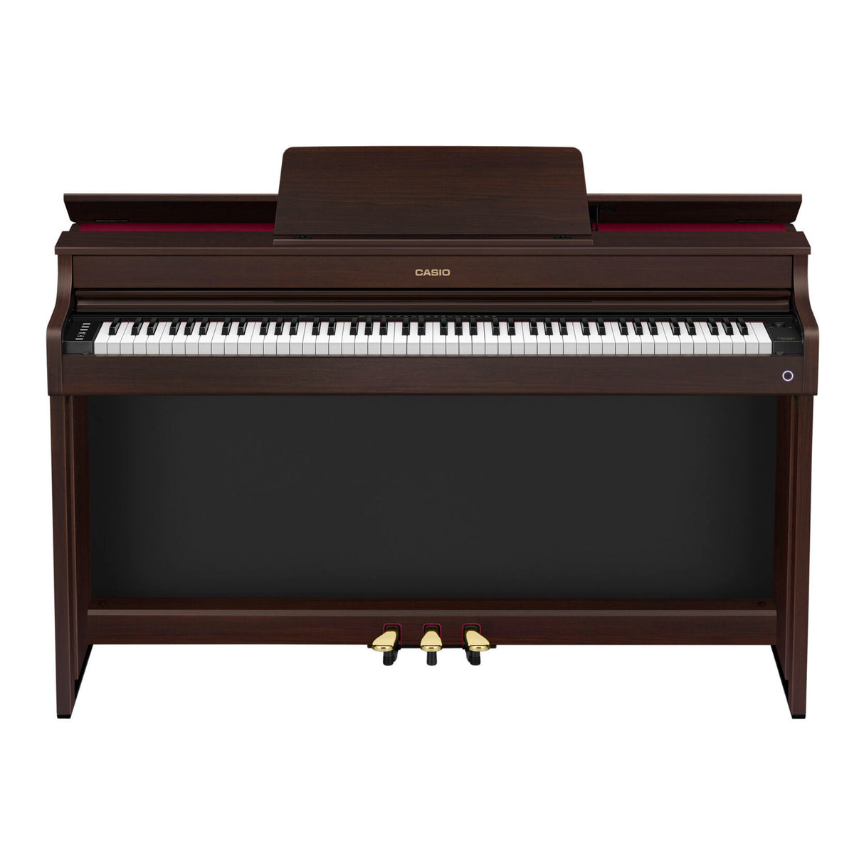 CaCasio Celviano AP-300 Digital Piano with Adjustable Bench (Brown)