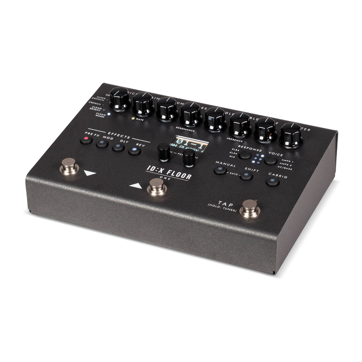 Blackstar ID X Floor One Multi Effects Pedalboard with Amp Modeling (Black)