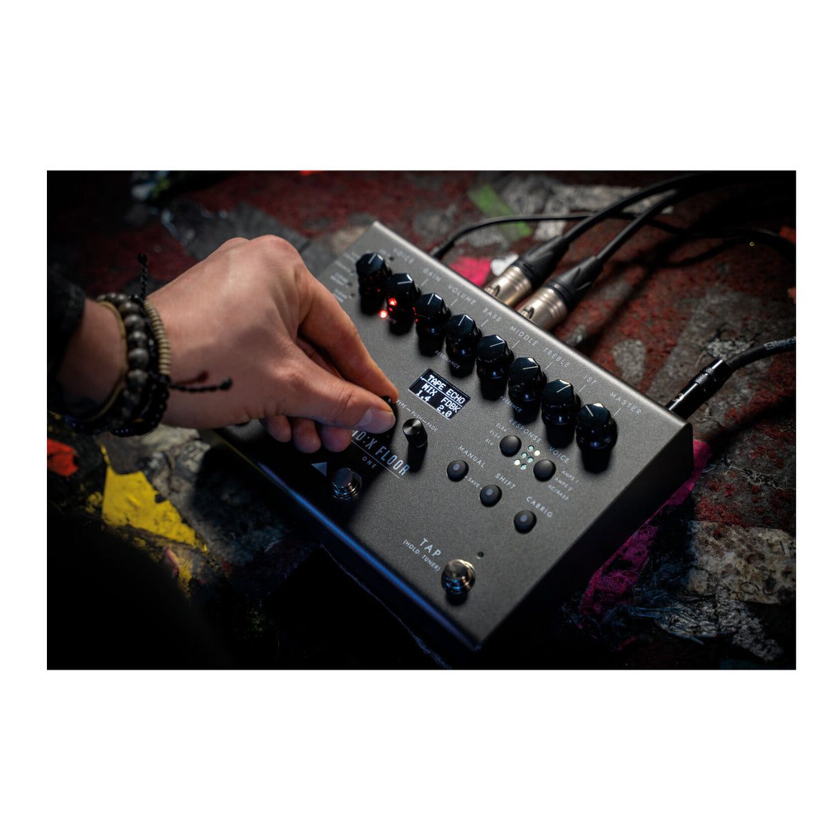 Blackstar ID X Floor One Multi Effects Pedalboard with Amp Modeling (Black)