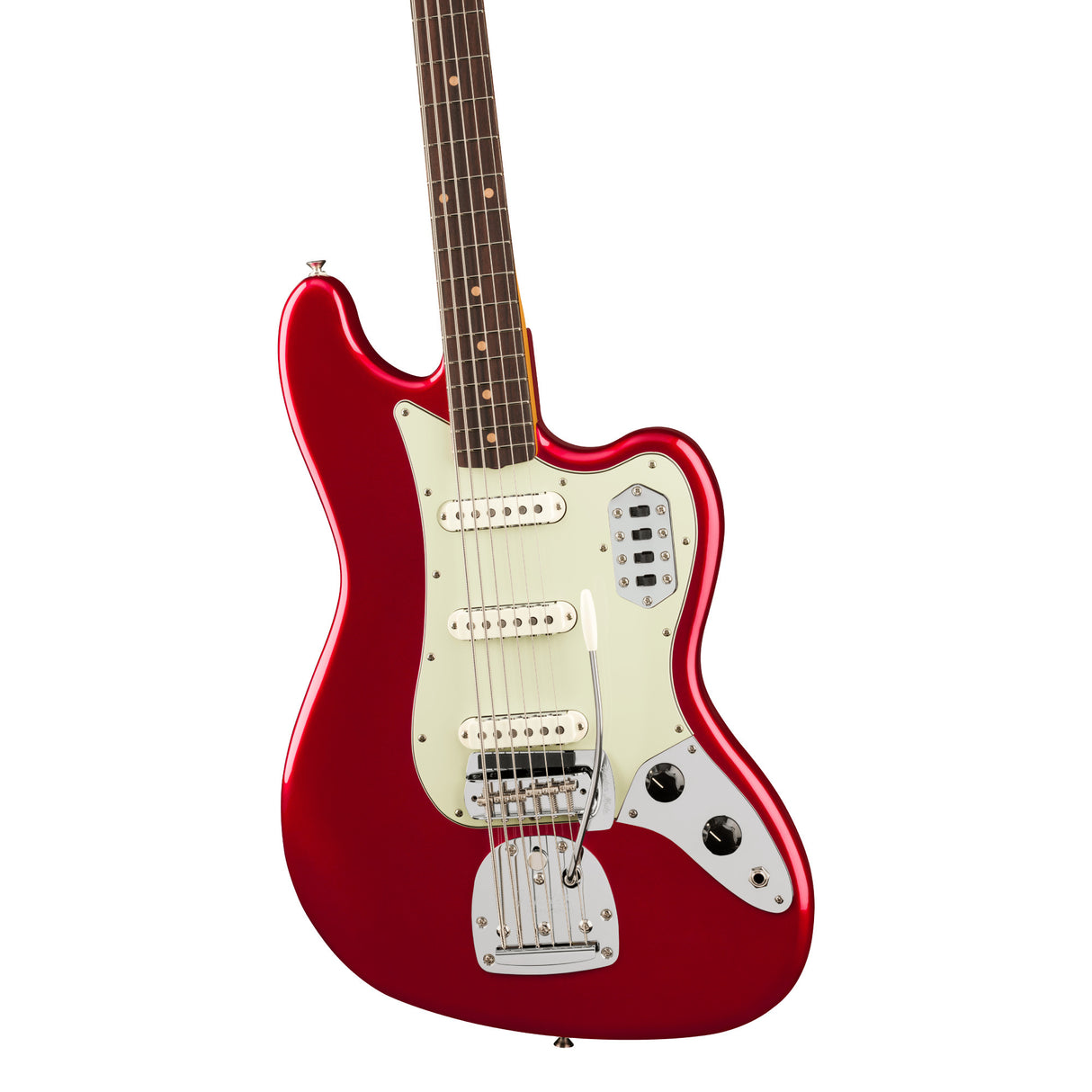 Fender Vintera III Early '60s Bass VI with Alder Body (Candy Apple Red)