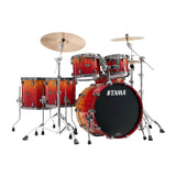TAMA Starclassic Walnut/Birch 5-Pc Drum Shell Pack (Vermilion Bosse Fonce Fade)