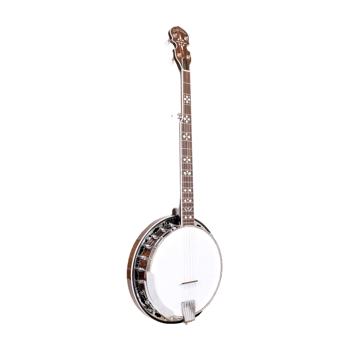 Gold Tone BG-150F: Bluegrass Banjo with Flange and Bag (Vintage Brown)