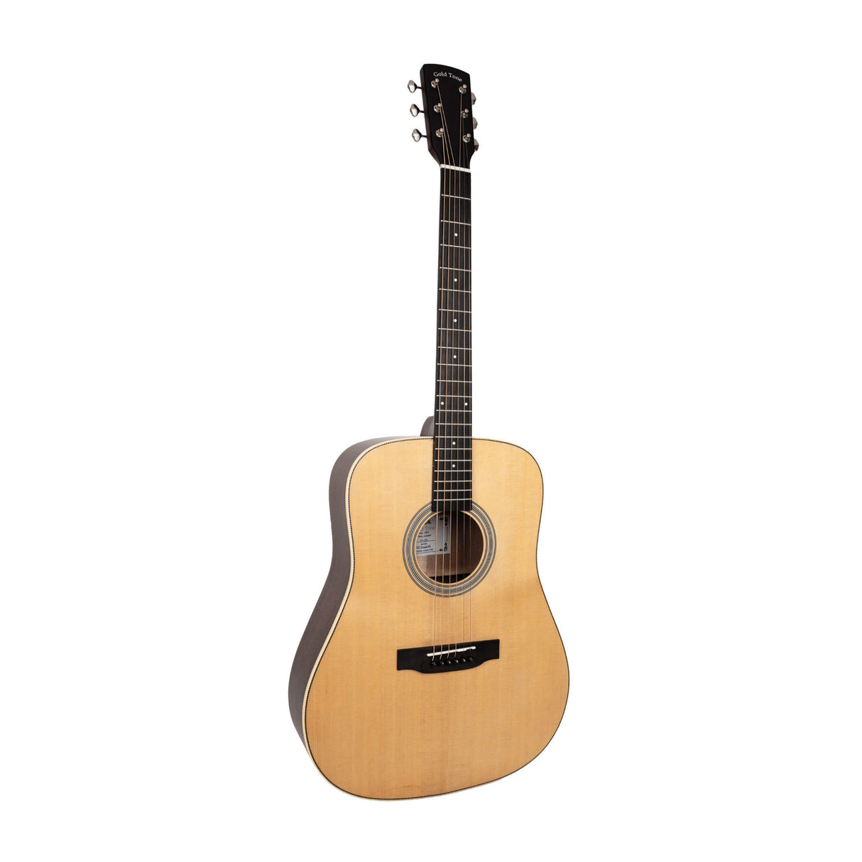 Gold Tone The Dread Acoustic-Electric Guitar with Bag (Satin Natural)