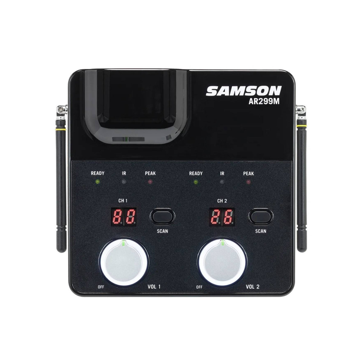 Samson Concert 288m Dual Handheld Wireless System w/ Tabletop Receiver K (Open Box)