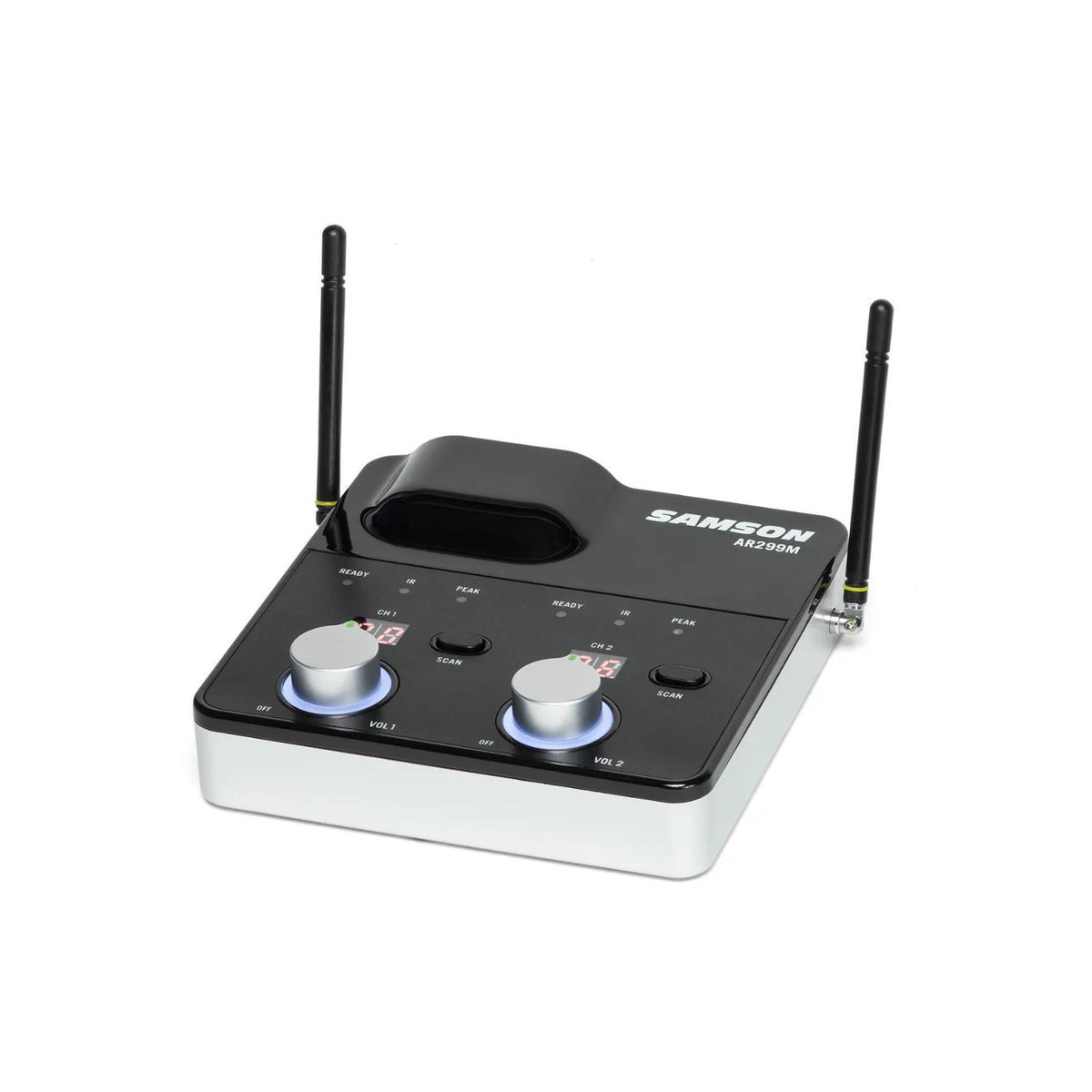 Samson Concert 288m Dual Handheld Wireless System w/ Tabletop Receiver K (Open Box)
