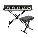 Casio Casiotone CT-S1 61-Key Touch Response Portable Keyboard (Black) with Accs