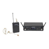 Samson Concert 99 Wireless Headworn System w, SE10 Earset Mic, CB99/CR99, K Band (Open Box)