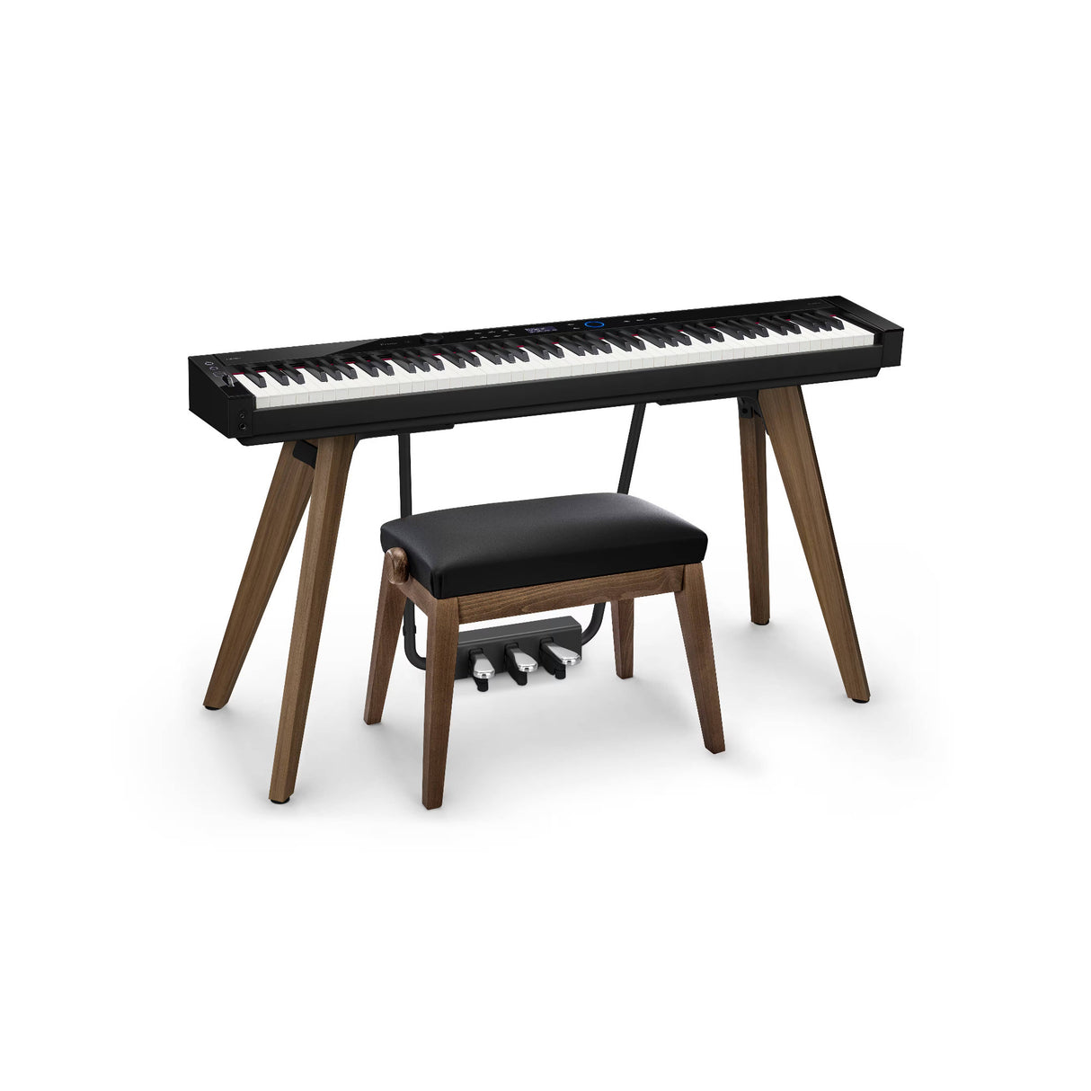 Casio Height-Adjustable Padded Piano Bench for Privia PX-S7000 (Black)