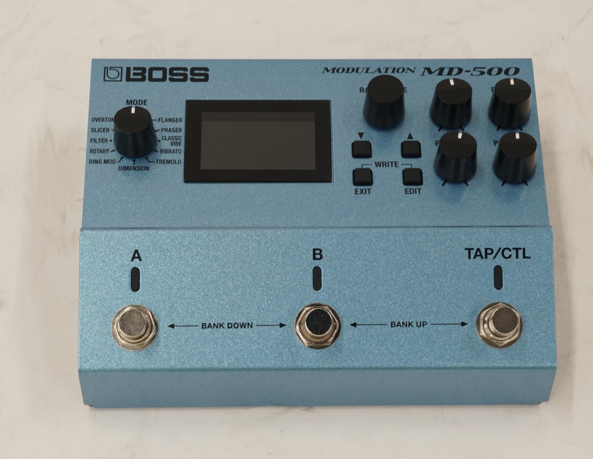BOSS MD-500 Modulation Pedal with 12 Modes and 28 Modulation Types (Open Box)