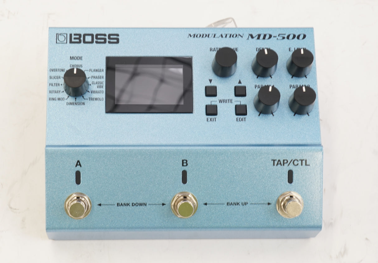 BOSS MD-500 Modulation Pedal with 12 Modes and 28 Modulation Types (Open Box)