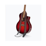 On-Stage GSA10BR Guitar Strap with Leather Ends (31 to 52 Inches, Brown)