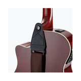 On-Stage GSA10BR Guitar Strap with Leather Ends (31 to 52 Inches, Brown)