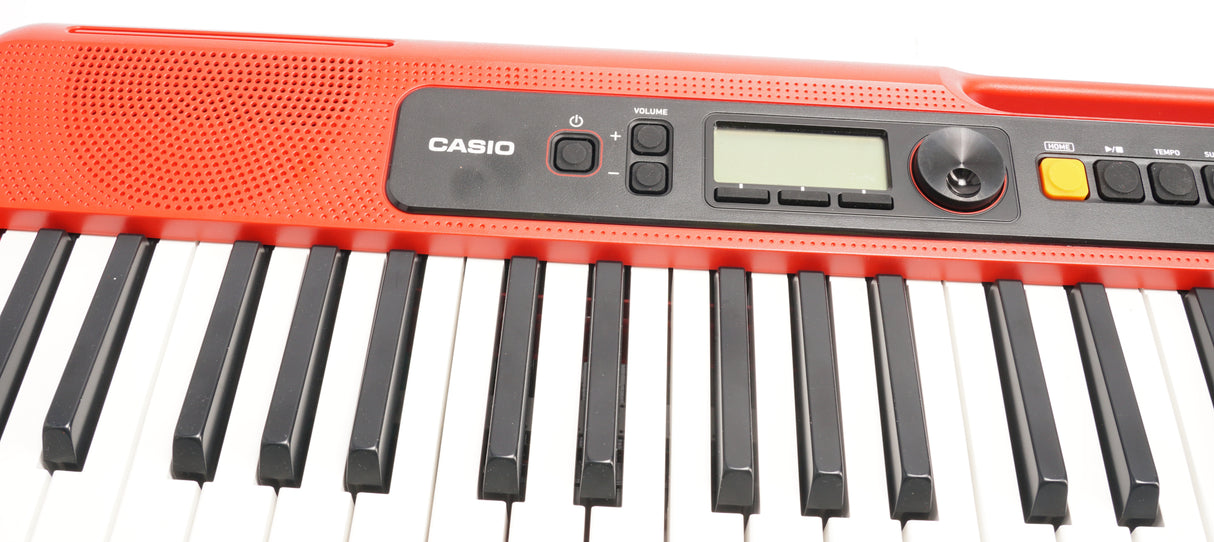 Casio Casiotone 61-Key Portable Keyboard (Red) (Open Box)