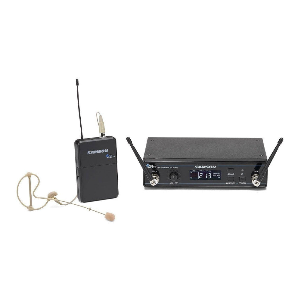 Samson Concert 99 Wireless Headworn System w/ SE10 Earset Mic (CB99/CR99,D Band) (Open Box)