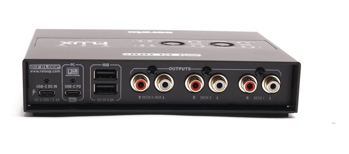 Reloop Flux 6x6 In/Out USB-C DVS Flexible, Robust, and Roadworthy Interface (Used)