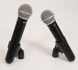Shure BLX288/PG58 Wireless Vocal System with PG58 Handheld Transmitters, H11 Frequency Band (Used)