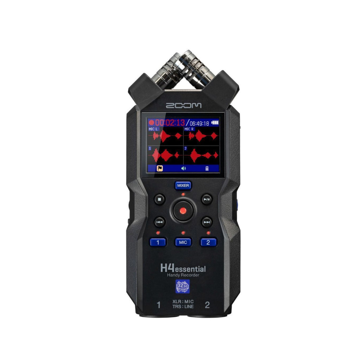 Zoom H4essential 4-Track Handy Recorder and Hairy Windscreen Bundle