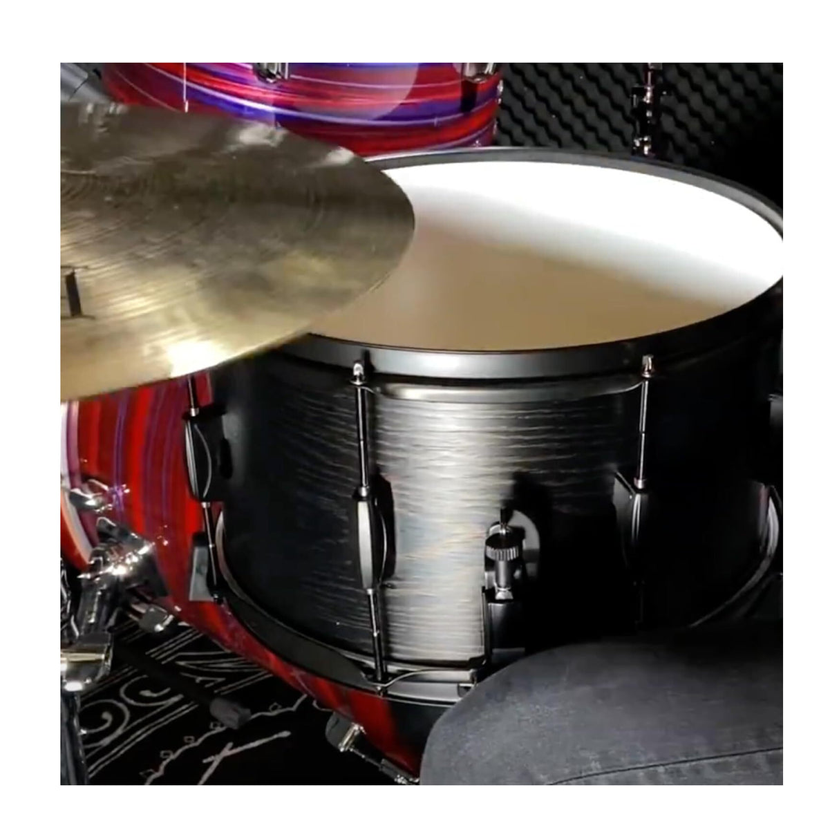 TAMA Woodworks 14x8 Inch Snare Drum (Black Oak Wrap)