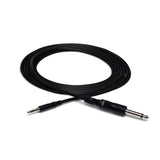 Hosa Mono Interconnect 1/4 in TS to 3.5 mm TRS (5-Ft)