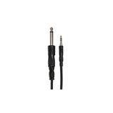 Hosa Mono Interconnect 1/4 in TS to 3.5 mm TRS (5-Ft)