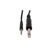Hosa Mono Interconnect 1/4 in TS to 3.5 mm TRS (5-Ft)