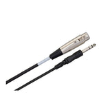 Hosa Balanced Interconnect XLR3F to 1/4 in TRS Cable (10-Ft)