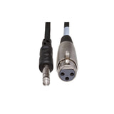 Hosa Balanced Interconnect XLR3F to 1/4 in TRS Cable (10-Ft)