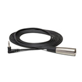 Hosa Camcorder Microphone Cable Right-Angle 3.5 mm TRS to XLR3M (10-Ft) (Open Box)