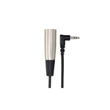 Hosa Camcorder Microphone Cable Right-Angle 3.5 mm TRS to XLR3M (10-Ft)