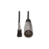 Hosa Camcorder Microphone Cable Right-Angle 3.5 mm TRS to XLR3M (10-Ft)