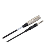 Hosa Balanced Interconnect XLR3F to 1/4 in TRS Cable (20-Ft)