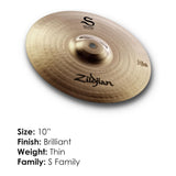 Zildjian S10S S Series Splash Cymbal (10 Inches)