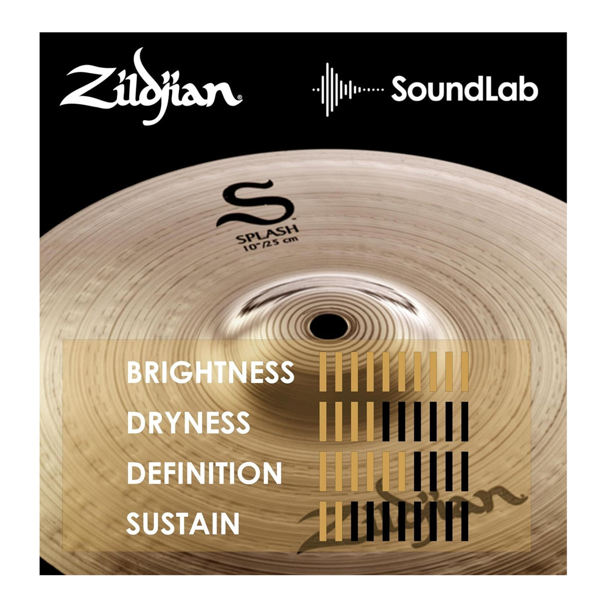 Zildjian S10S S Series Splash Cymbal (10 Inches)
