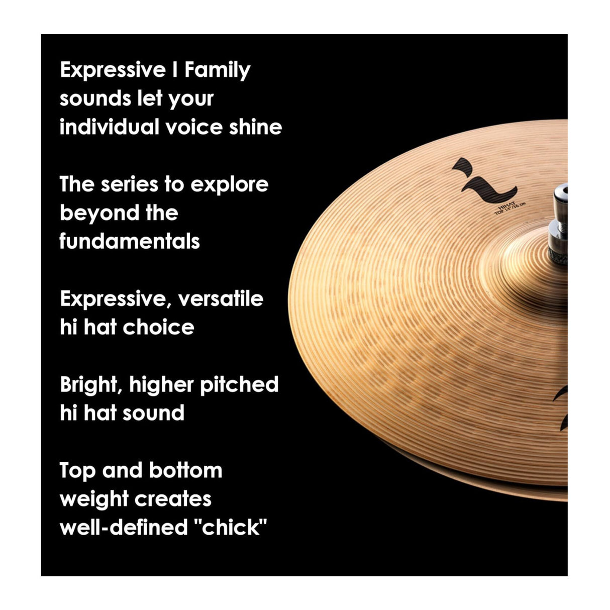 Zildjian Family 14 Inch HiHat Cymbal with Bright Alloy Copper (Pair)