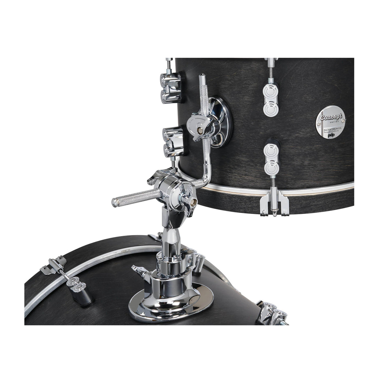 PDP Concept Classic Bop 3-Piece Drum Shell Pack (Ebony/Ebony Hoops)