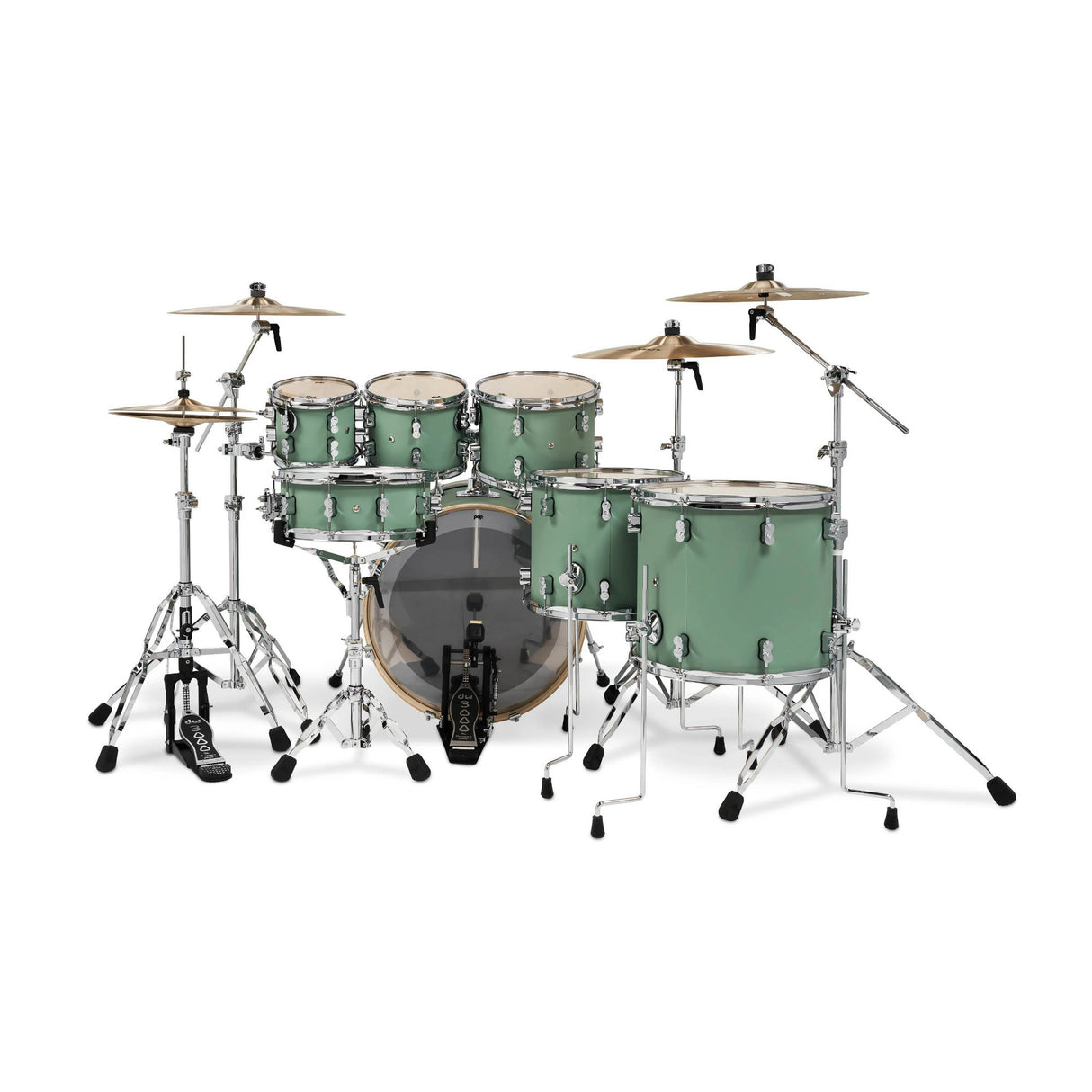 PDP Concept Series Maple 7-Piece Drum Shell Pack (Satin Seafoam)